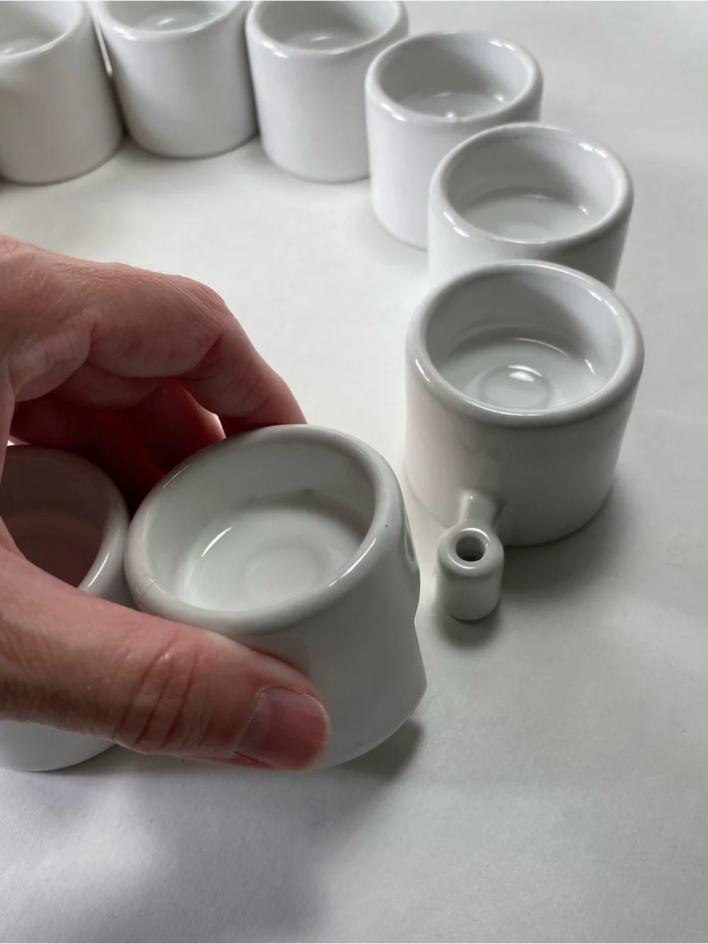 Vintage IKEA PS Tealight Holders by Ehlén Johansson Modular Scandinavian Ceramic